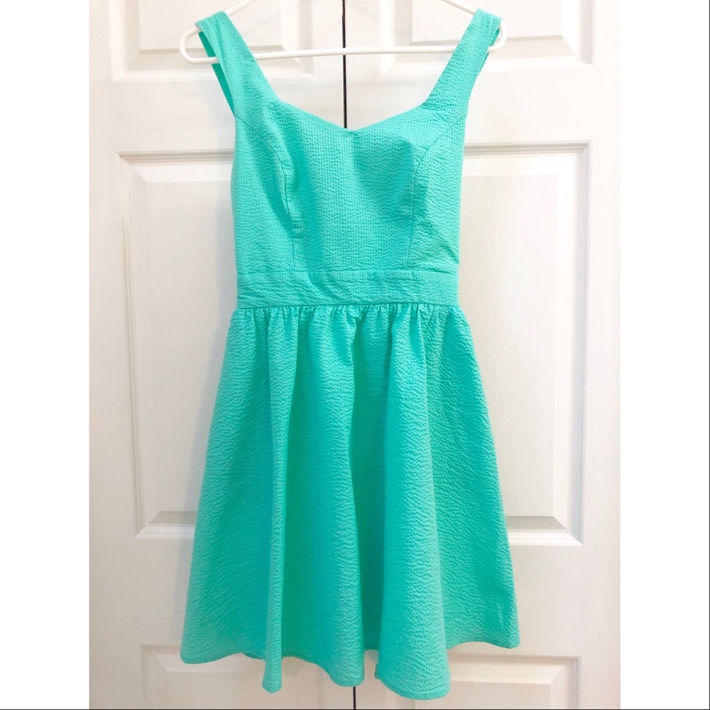 BNWT! Lauren James Garrison Seersucker Seafoam S